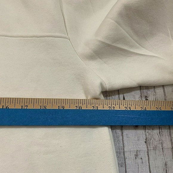 NWT Nordic Fleece Collection Womens The Uppsala Pullover Off White Plaid Size M - Picture 2 of 6